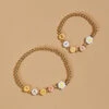 Mama & Mini Pink Ombre Bracelet Set -Baby Outfit Shop 000062 YLB 2304025 1 NATURAL 00