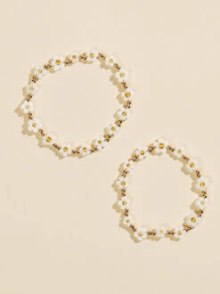 Mama & Mini Daisy Bracelet Set