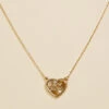 Boy Mom Heart Necklace -Baby Outfit Shop 000062 YLN 2312094 GOLD 00