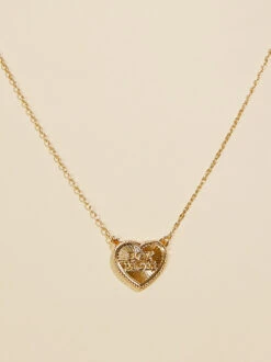 Boy Mom Heart Necklace