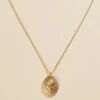 Mama Sunflower Coin Necklace -Baby Outfit Shop 000062 YLN 2401091 1 GOLD 00