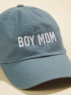 Boy Mom Baseball Hat -Baby Outfit Shop 001796 LCAP3409 VINTAGE BLUE 01
