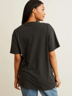 Mama Groovy Graphic Tee -Baby Outfit Shop 001890 A1437R048JD WASHED BLACK 02