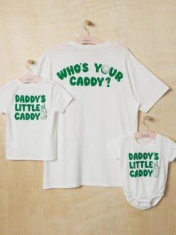Daddy's Little Caddy Tee -Baby Outfit Shop 001890 A1467R005BD IVORY 02