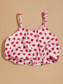 Strawberry Bubble Tank -Baby Outfit Shop 001890 B1489Y481BD PINK 01