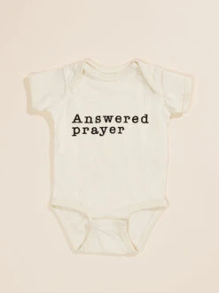 Answered Prayer Bodysuit -Baby Outfit Shop 001903 O 5502 NATURAL 01