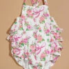 Samara Floral Bow Bubble -Baby Outfit Shop 001937 1016S24COQ PINK 00