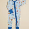Baseball Sleeper -Baby Outfit Shop 001937 126S24BAS BLUE 00