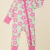 Daisy Pop Sleeper -Baby Outfit Shop 001937 126S24DAP GREEN PINK 00