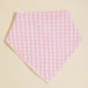 Hannah Gingham Bib -Baby Outfit Shop 001937 178S24GIP PINK 00