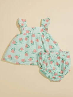 Tulip Dress And Bloomer Set
