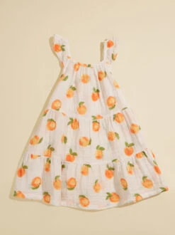 Sweet Peach Tiered Dress -Baby Outfit Shop 001937 480S24PEA I PEACH 02