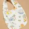 Wild Safari Bib -Baby Outfit Shop 001937 540S24PSA WHITE 00