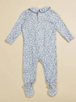 Dawn Calico Floral Footie -Baby Outfit Shop 001937 583S24CAL BLUE 01