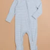 Tee Time Striped Footie -Baby Outfit Shop 001937 651S24DBS BLUE 00