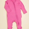 Aurora Ruffle Footie -Baby Outfit Shop 001937 653S24AUR PINK 00