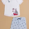 Sailboat Tee And Striped Shorts Set By Mudpie -Baby Outfit Shop 001981 10610028 WHITE 00