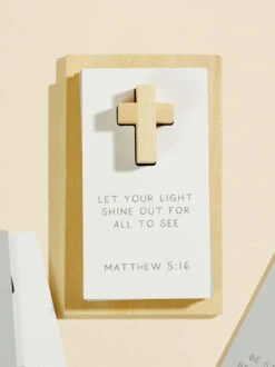 Scripture Stacker Puzzle By Mudpie -Baby Outfit Shop 001981 10760387 BLUE 02