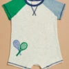 Matthew Tennis Jumper By MudPie 1 Matthew Tennis Jumper By MudPie -Baby Outfit Shop 001981 10890052 HEATHER GRAY 00