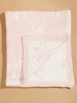 Bow Chenille Blanket By Mudpie