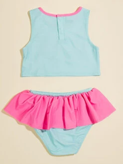 Tiffany Turtle Ruffle Swim Set By Mudpie -Baby Outfit Shop 001981 11020206 BLUE 01