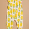 McKenzie Pineapple Jumpsuit By MudPie -Baby Outfit Shop 001981 11370003 YELLOW 00