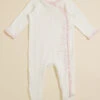 Sweet Dreams Ribbed Footie By Mudpie -Baby Outfit Shop 001981 12150084 WHITE 00