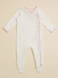 Sweet Dreams Ribbed Footie By Mudpie