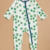 Tripp Turtle Footie By MudPie -Baby Outfit Shop 001981 12150087 GREEN 00