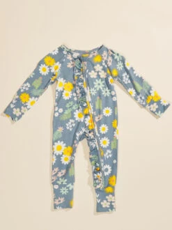 Blue Daisy Romper