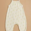 Lemon Smocked Jumpsuit By Quincy Mae -Baby Outfit Shop 004134 QM282UJTA WHITE 00