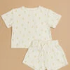 Lemon Tee And Shorts Set By Quincy Mae -Baby Outfit Shop 004134 QM481UJTA WHITE 00