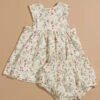 Layla Floral Baby Dress And Bloomer Set By Rylee + Cru -Baby Outfit Shop 004134 RC003BEEK WHITE 00
