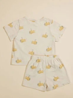 Submarine Tee And Shorts Set By Rylee + Cru -Baby Outfit Shop 004134 RC499EMAK WHITE 01