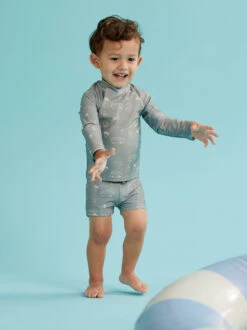 Surfs Up Swim Top And Shorts Set