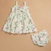 Luna Dainty Floral Dress And Bloomer Set -Baby Outfit Shop 004148 S822724 WHITE 00