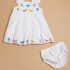 Laurie Flower Dress And Bloomer Set -Baby Outfit Shop 004148 S822764 WHITE 00