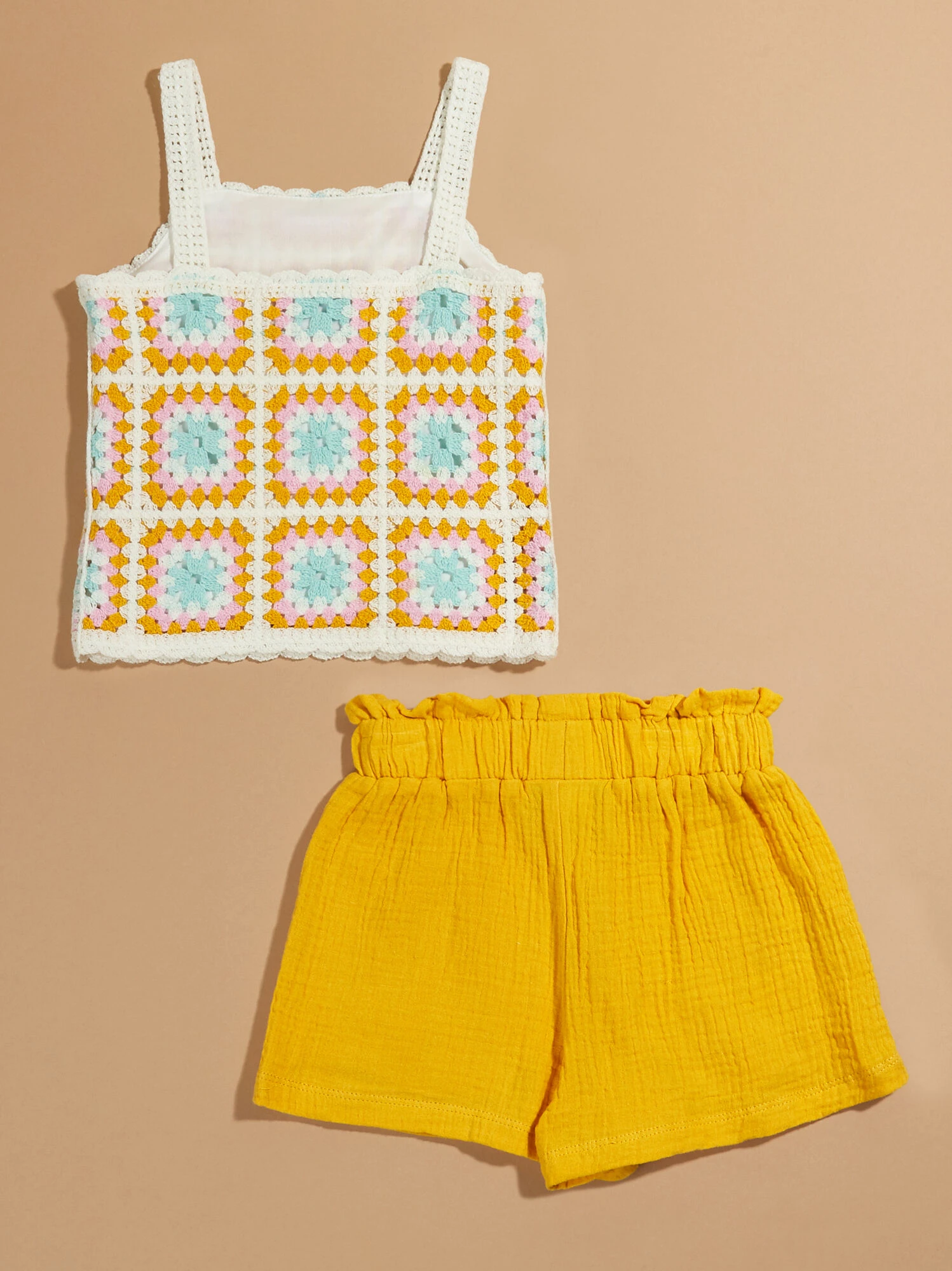 Rachel Crochet Tank And Shorts Set 4 Rachel Crochet Tank And Shorts Set - Image 2