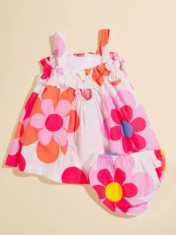 Daisy Dress And Bloomer Set -Baby Outfit Shop 004222 S5 12486 PV MULTI 01
