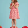 Kendra Floral Dress -Baby Outfit Shop 004283 130S24RED PINK RED 09