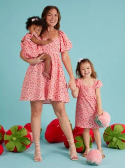 Kendra Floral Smocked Mama Dress