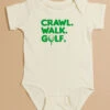 Crawl Walk Golf Graphic Bodysuit -Baby Outfit Shop 004294 BOS 85NT NATURAL 00