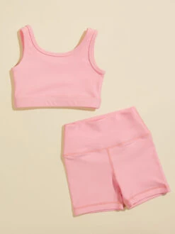 Serena Athletic Tank -Baby Outfit Shop 004297 221S24SLD PINK 02