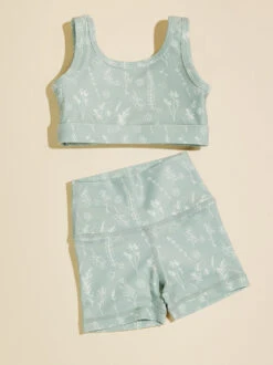 Wildflowers Bike Shorts -Baby Outfit Shop 004297 240MS24WFLR SKY 02