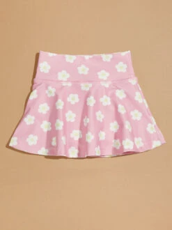 Daisies Athletic Skort -Baby Outfit Shop 004297 241MS24DAISY PINK FLORAL 01