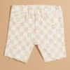 Ben Baby Checkered Shorts -Baby Outfit Shop 004299 240S24CS I SAND MULTI 00